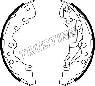 Jeu de mâchoires de frein TRUSTING 049.160