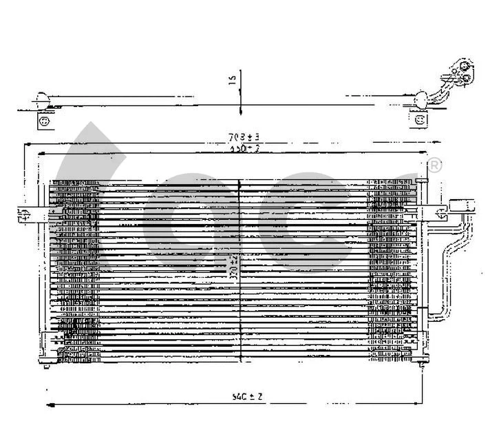 Condenseur, climatisation ACR 300198
