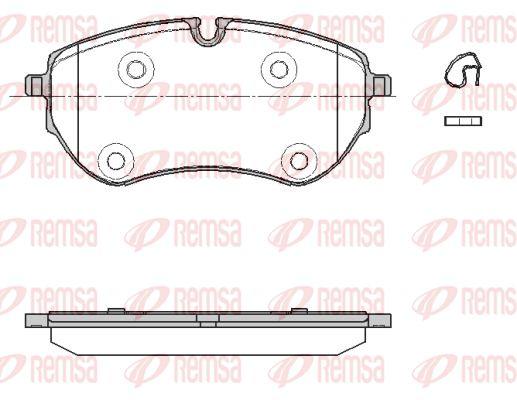 Kit de plaquettes de frein, frein à disque Flexible Drive 185300