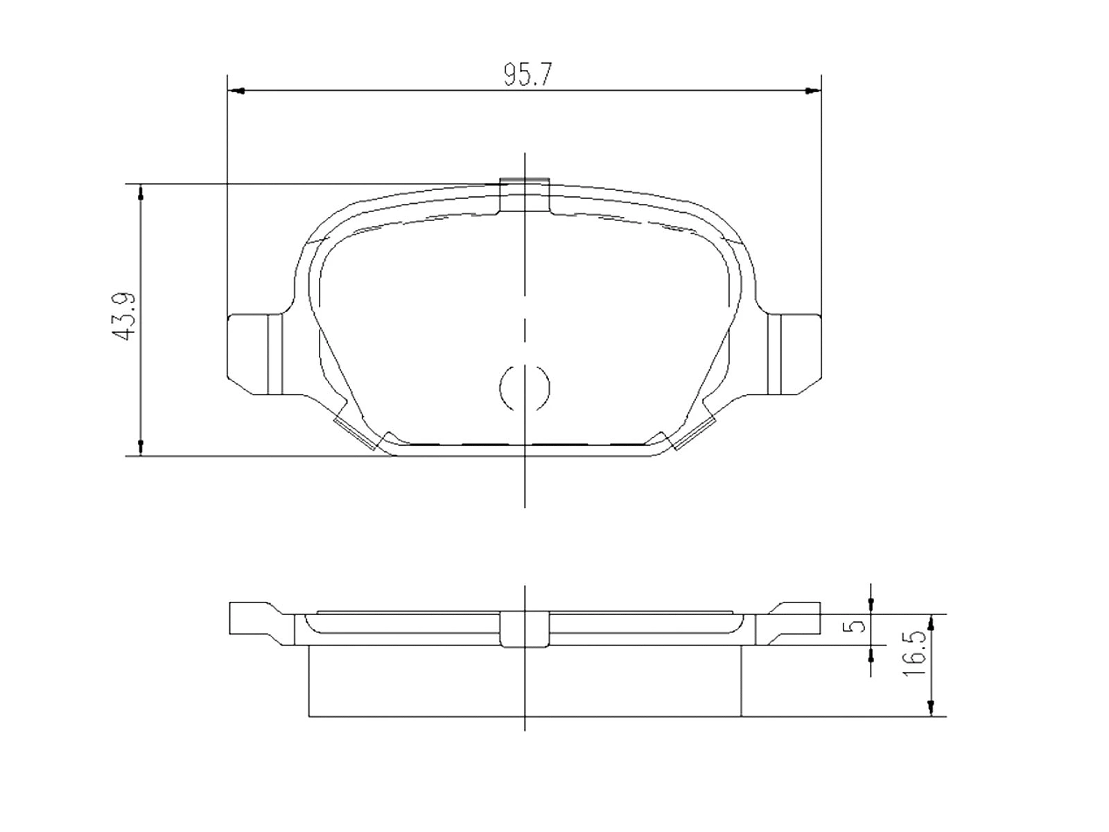 Kit de plaquettes de frein, frein à disque A.Z. Meisterteile AZMT-44-022-1066