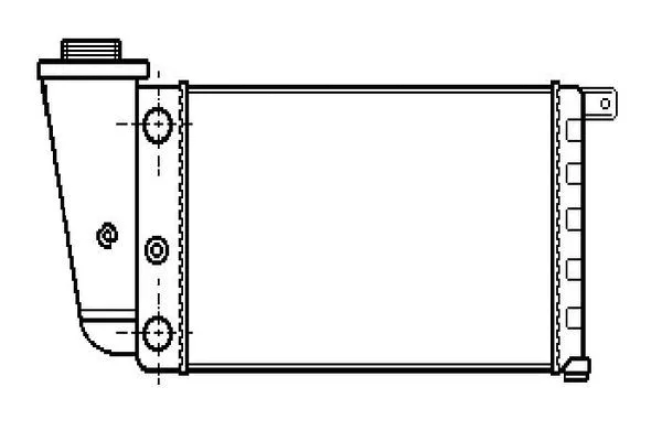 Radiateur, refroidissement du moteur ORDONEZ 2061076