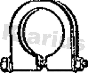 Pièce de serrage, échappement KLARIUS 430012