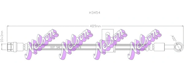Flexible de frein KAWE H3454
