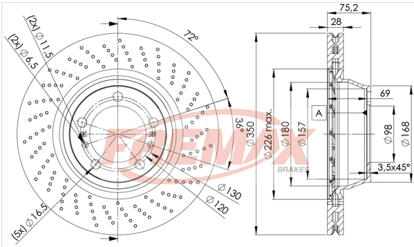 Disque de frein FREMAX BD-3319