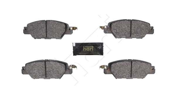 Kit de plaquettes de frein, frein à disque HART 261 814