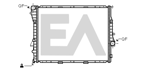 Radiateur, refroidissement du moteur EACLIMA 31R07094