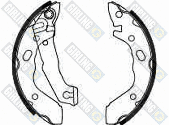 Jeu de mâchoires de frein GIRLING 5185689