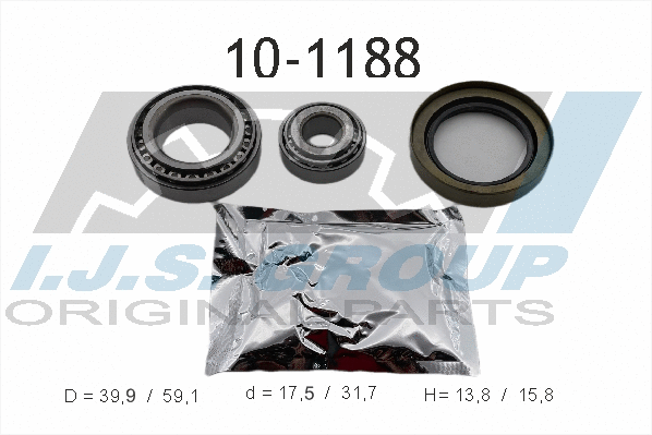 Kit de roulements de roue IJS GROUP 10-1188