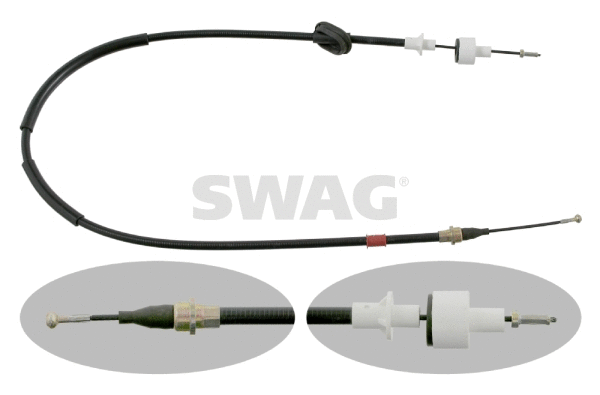 Tirette à câble, commande d'embrayage SWAG 99 90 6236