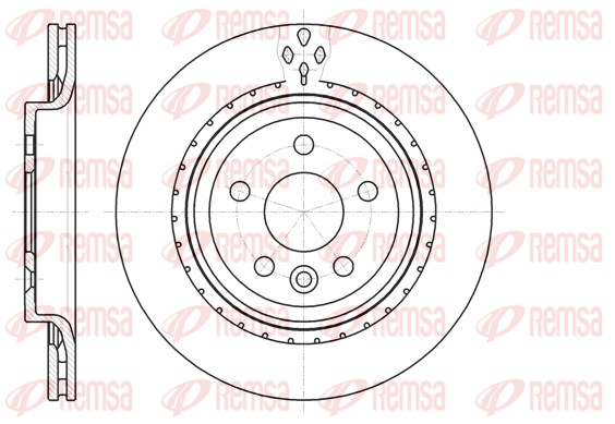 Disque de frein REMSA 61305.10