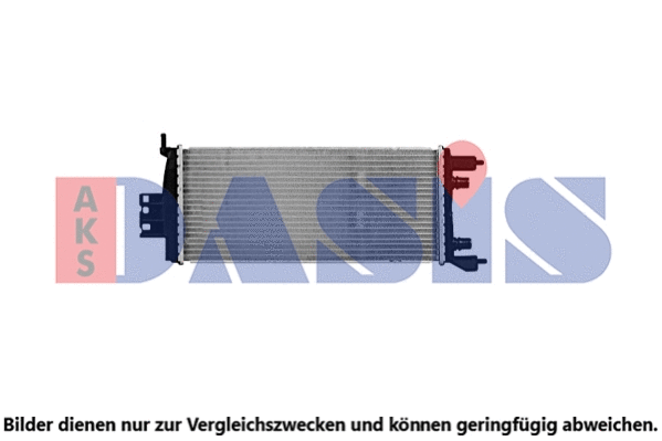 Radiateur, refroidissement du moteur AKS DASIS 180095N