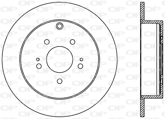 Disque de frein OPEN PARTS BDR2404.10