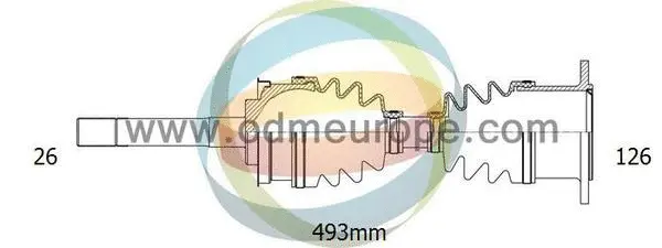 Arbre de transmission 4X4 ESTANFI EST-18-301350