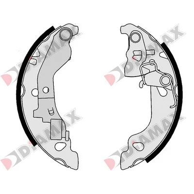 Jeu de mâchoires de frein DIAMAX N01122