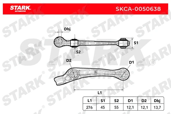 Bras de liaison, suspension de roue Stark SKCA-0050638