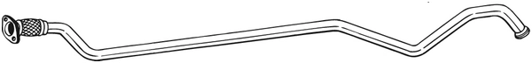 Tuyau d'échappement KLOKKERHOLM 989-521