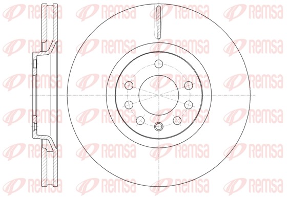 Disque de frein REMSA 61488.10