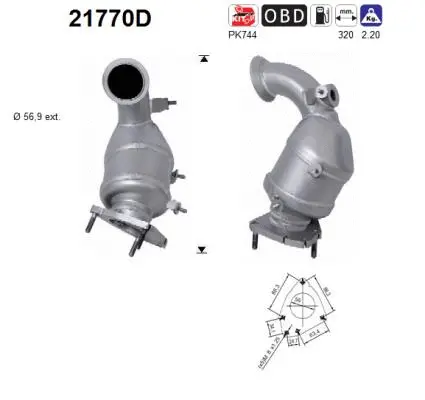 Catalyseur AS 21770D