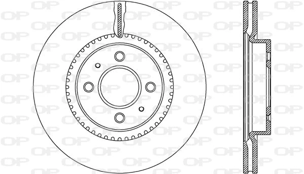 Disque de frein OPEN PARTS BDA2639.20