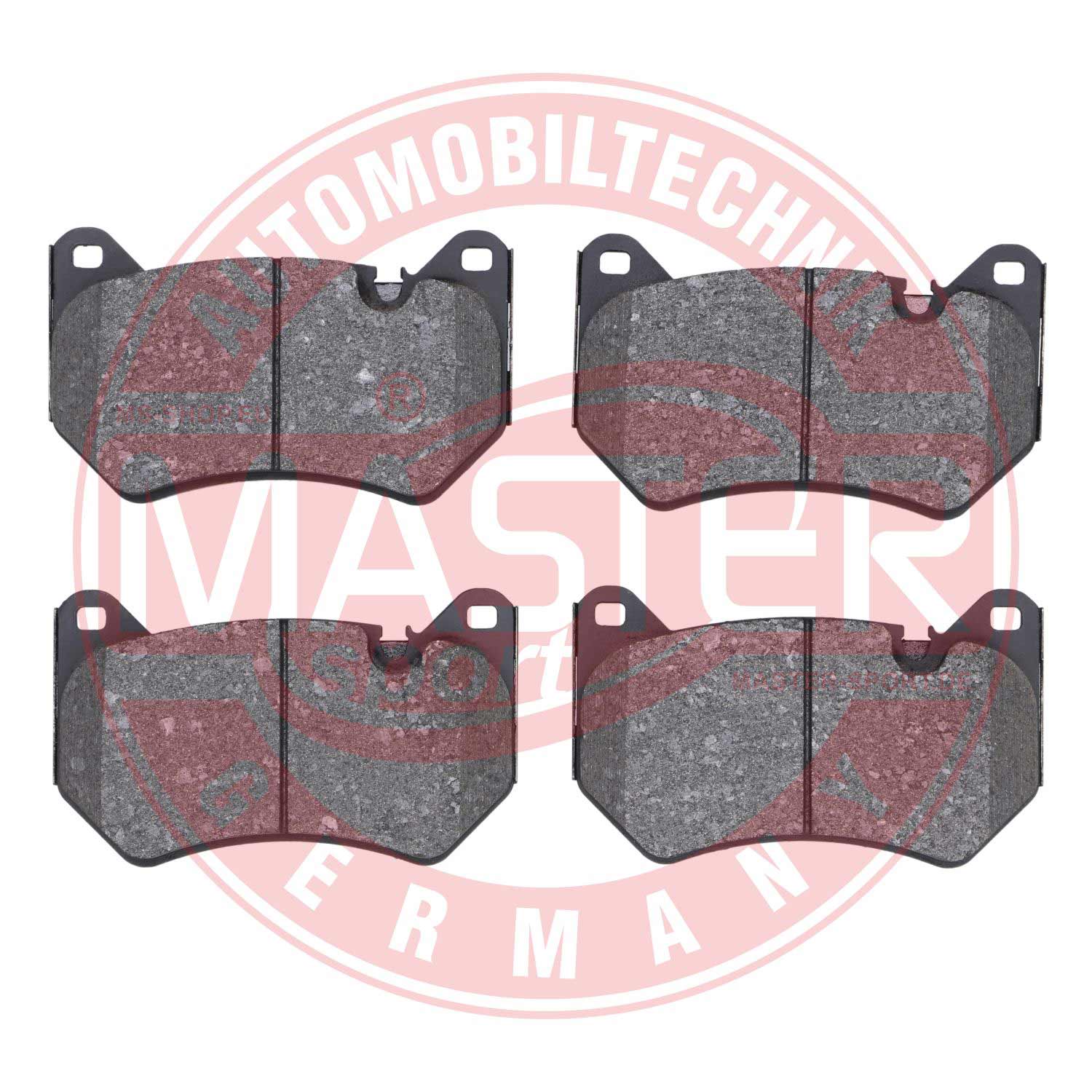 Kit de plaquettes de frein, frein à disque MASTER-SPORT GERMANY 13046047002N-SET-MS