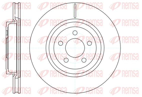 Disque de frein REMSA 61269.10