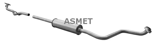 Silencieux central ASMET 20.040