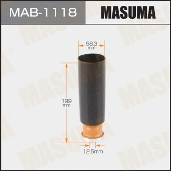 Kit de protection contre la poussière, amortisseur MASUMA MAB-1118