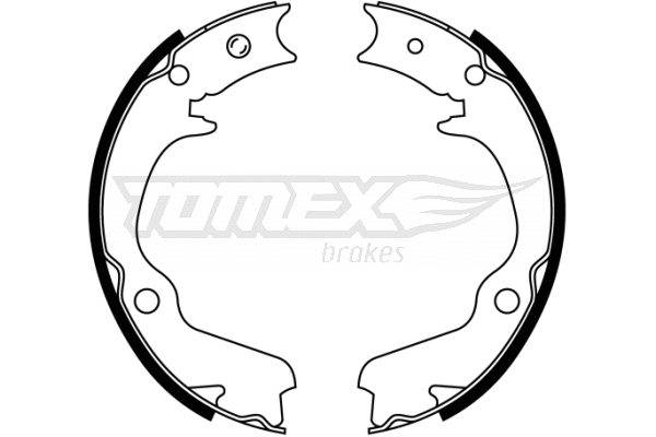Jeu de mâchoires de frein TOMEX Brakes TX 22-41