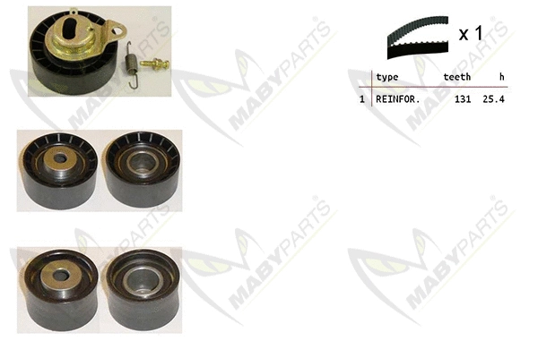 Kit de courroie crantée MABYPARTS OBK010231