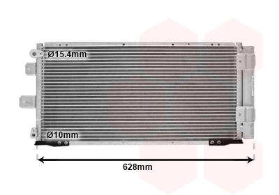 Condenseur, climatisation VAN WEZEL 53005395