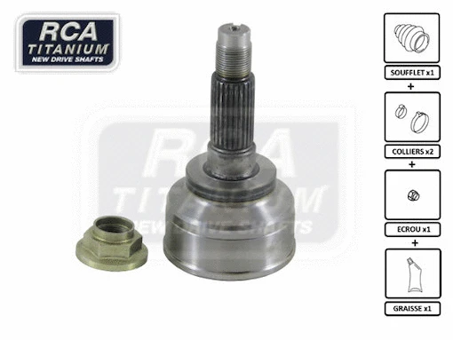 Jeu de joints, arbre de transmission RCA FRANCE MA06F2