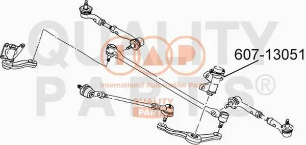 Levier intermédiaire de direction IAP QUALITY PARTS 607-13051