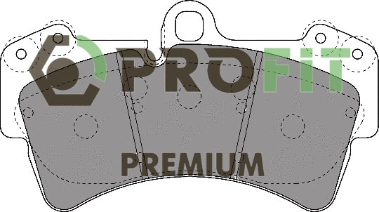 Kit de plaquettes de frein, frein à disque PROFIT 5005-1626