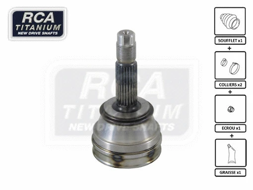 Jeu de joints, arbre de transmission RCA FRANCE FI09