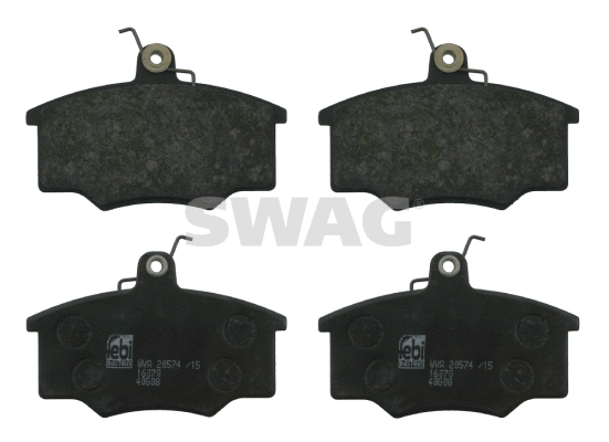 Kit de plaquettes de frein, frein à disque SWAG 30 91 6070