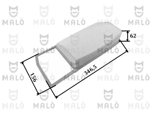 Filtre à air AKRON-MALÒ 1500616