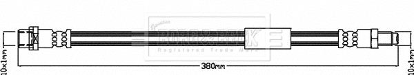 Flexible de frein BORG & BECK BBH8409