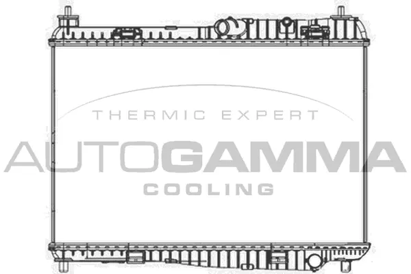 Radiateur, refroidissement du moteur AUTOGAMMA 105522