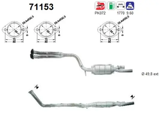 Catalyseur AS 71153