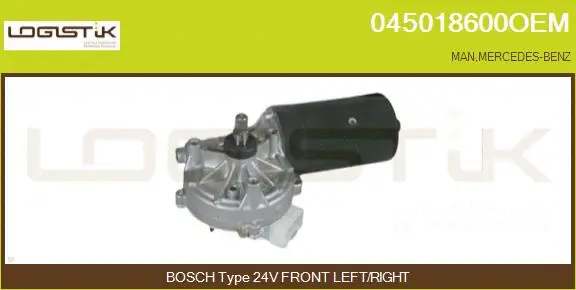 Moteur d'essuie-glace LGK 045018600OEM