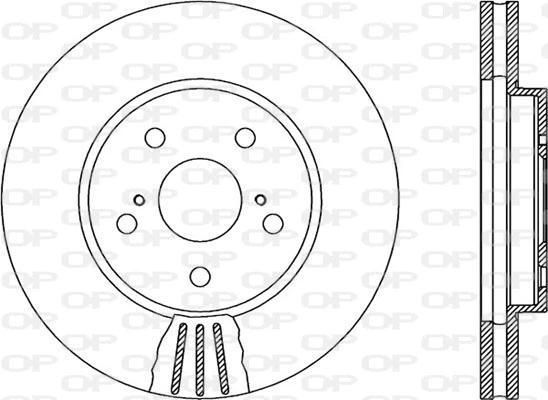 Disque de frein OPEN PARTS BDA1982.20