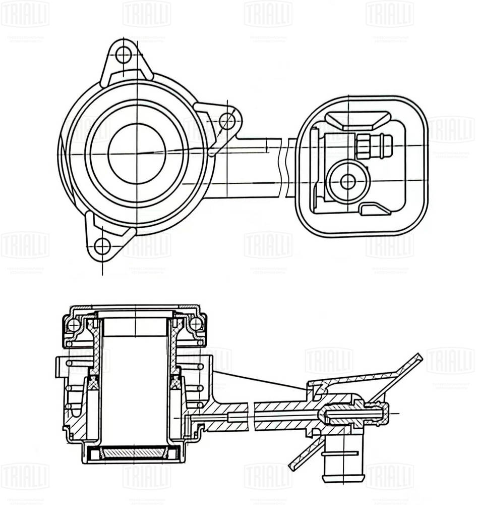 Butée hydraulique, embrayage TRIALLI CT 1012