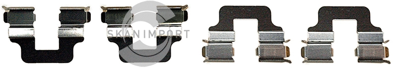 Kit d'accessoires, plaquette de frein SKANIMPORT MOO 0602