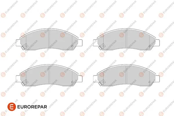 Kit de plaquettes de frein, frein à disque EUROREPAR 1682317180