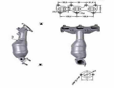 Catalyseur VEGAZ GmbH HUK-983