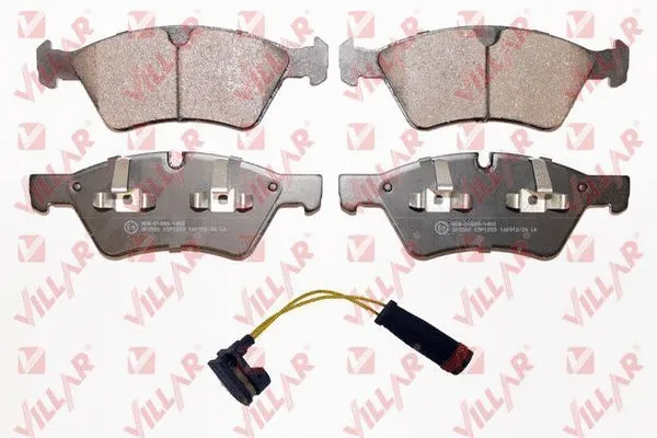 Kit de plaquettes de frein, frein à disque VILLAR 626.1253A