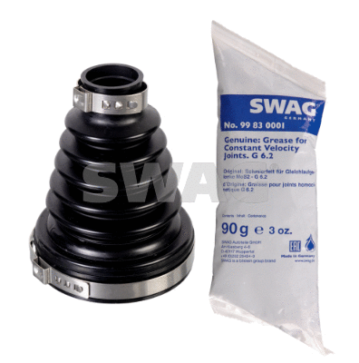 Jeu de joints-soufflets, arbre de commande SWAG 33 10 2728
