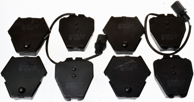 Kit de plaquettes de frein, frein à disque DENCKERMANN B111045