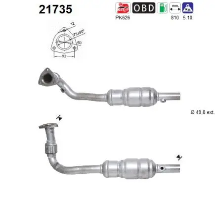 Catalyseur AS 21735