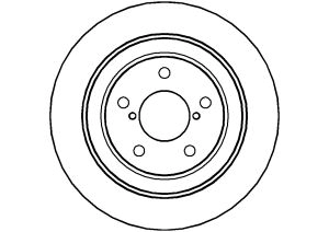 Disque de frein ABTEX BD534S